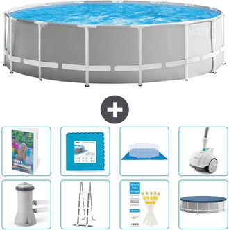Intex Piscina Prism Frame Redonda - 457x122 Cm - 9-piezas S531