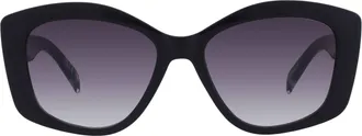 Nine West Smoke Butterfly Ladies Sunglasses 10270062.BELBLKSMK