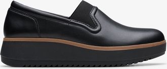 Clarks Zylah Sky Black Leather Schoenen