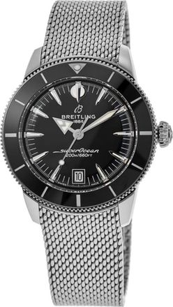 Breitling Superocean Heritage B31 Automatic 44 Black Dial Stainless Steel Mens Watch AB3112241B1A1