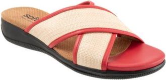 Softwalk Tillman 6.0 Slide Sandal in Red at Nordstrom, Size 10.5
