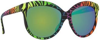 Italia Independent II 0092 ZEF.149 Womens Sunglasses Green Size 58