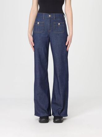 7 For All Mankind Jeans a gamba larga 7 For All Mankind in denim stretch