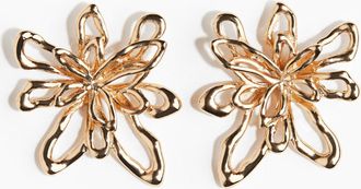 H&M Blütenförmige Ohrringe - Gold