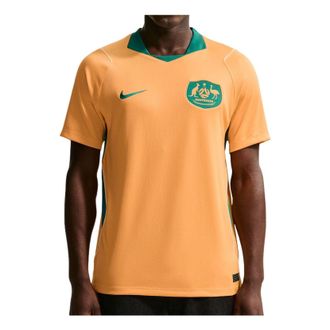 Nike Australia 2026 Stadium Home Dri-FIT Jersey Sport Gold Mystic Green Sail IB5256-704