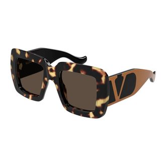 Valentino Vg0056S Zonnebril - Dames - Accessoires - Bruin - Maat: 51 MM