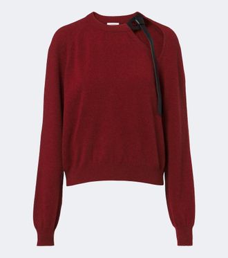 Ferragamo Cutout wool and cashmere-blend sweater
