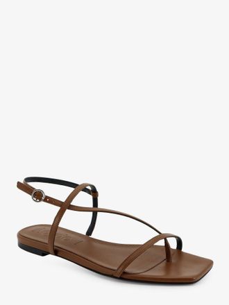 Aeyde Womens Sandals Ella Brown Leather
