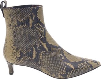 Roberto Festa Milano Schoenen, Dames, Groen, 38 EU, Leer, Enkellaarsje