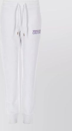 Versace Jeans Couture trousers featuring ribbed cuffs detail