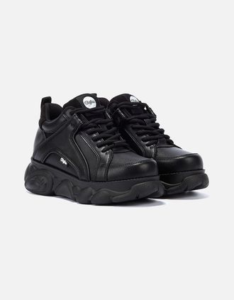 Buffalo Womens Buffalo CLD Corin Womens Black Trainers - Size: 6