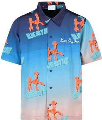 Blue Sky Inn Multicolor Regular Printed Shirt