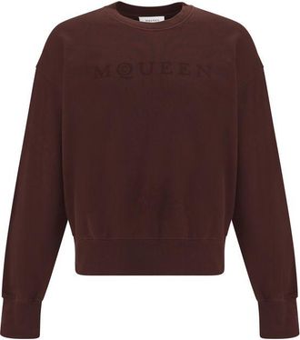 Alexander McQueen Brown Cotton Mens Sweatshirt