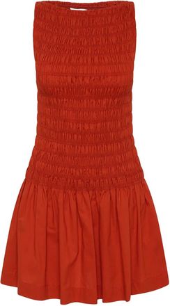Faithfull The Brand Maria mouwloze mini-jurk - Rood