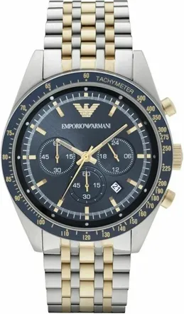 Emporio Armani Accessoires, Heren, Grijs, ONE Size, Ar 6088 Horloge