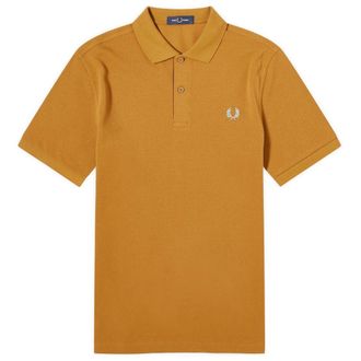 Fred Perry Classic Donkerkaramelblauwe Polo Met Logo