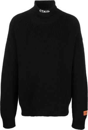 Heron Preston Ctnmb Knit Rollneck Sweater