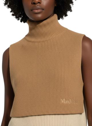 Max Mara Light Brown Turtle Neck Sweater