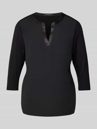 Comma Longsleeve mit 3/4-&Auml;rmel in Black, Gr&ouml;&szlig;e 38