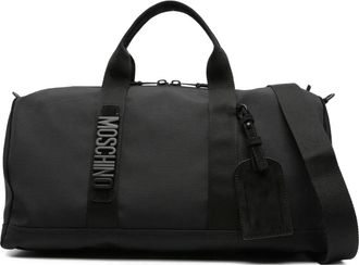 Moschino Borsone con logo - Nero