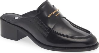 Alexander Wang Carter Loafer Mule in Black at Nordstrom, Size 10.5Us