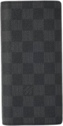 Louis Vuitton Damier Graphite Black Damier Graphite Long Wallet (Bi-Fold) (Pre-Owned)