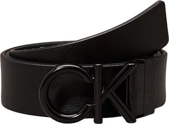 Calvin Klein Metal Bombe 35mm Omkeerbare Riem - Heren - Riemen - Zwart - 115 CM - Accessoires