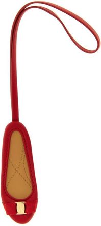 Ferragamo Varina Charm - Dames - Sieraden - Rood - ONE Size - Leer - Accessoires
