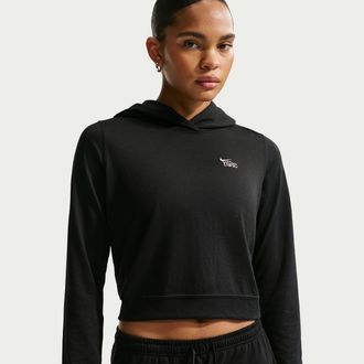 Nike Womens Nike Sportswear Chill Knit Lightweight Hoodie in Black | IQ0090-010