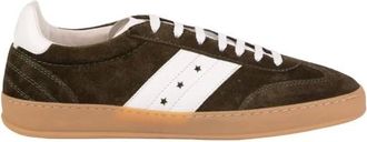 Pantofola D'oro Schoenen, Heren, Groen, 45 EU, Suède, Terrace 2.0 Low Leather Sneakers
