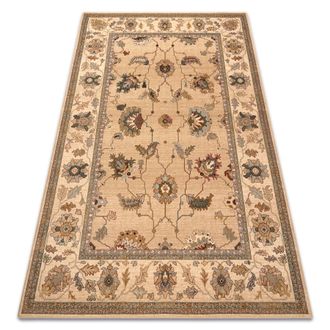 RugsX Alfombra De Lana Polonia Loare Marco Crema Beige 200x300 Cm