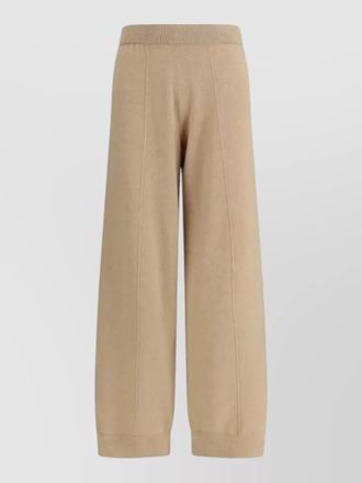 Fabiana Filippi wide leg trousers featuring ribbed cuffs