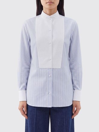Tom Ford Camicia slim fit a righe in cotone con collo alla coreana