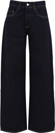 Icon Denim Los Angeles Bea Wide Jeans - Dames - Loose Fit Jeans - Blauw - W26 - Katoen - Jeans