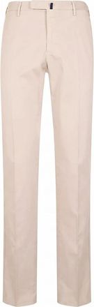 Incotex Rechte broek - Heren - Straight fit broeken - Bruin - 4XL - Katoen - Broeken