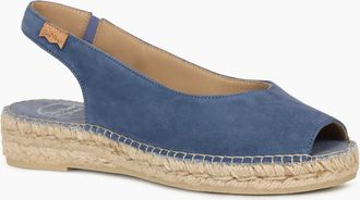 Toni Pons Womens Erica Womens Espadrille Sandals - Navy - Size: 4