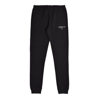 Lambretta Heren Logo Slim Leg Joggingbroek (Zwart)