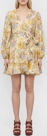 Zimmermann Abito a portafoglio Zimmermann in cotone con stampa floreale