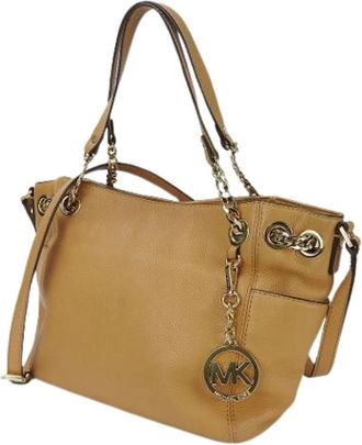 Michael Kors Pre-owned Handbags, female, Brown, Size: ONE SIZE Pre-owned Leather Handbag