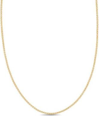 Bony Levy 14K Gold Wheat Chain Necklace in 14Ky at Nordstrom, Size 18