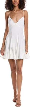 Rhode Resort Maria Linen-Blend Mini Dress