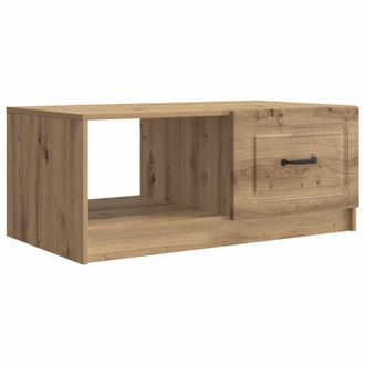 vidaXL Mesa De Caf&eacute; Roble Artesanal 90 X 50 X 37 Cm Vidaxl