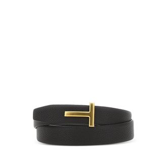 Tom Ford T-buckle Leather Belt