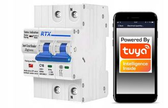 OEM Fusible Controlado 2x 16a Zigbee Tuya En Medici&oacute;n