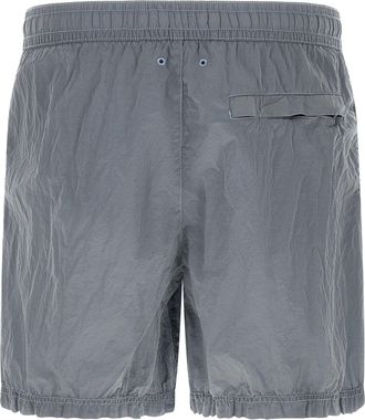 Stone Island Econyl Polyamide Swim Shorts - Gray