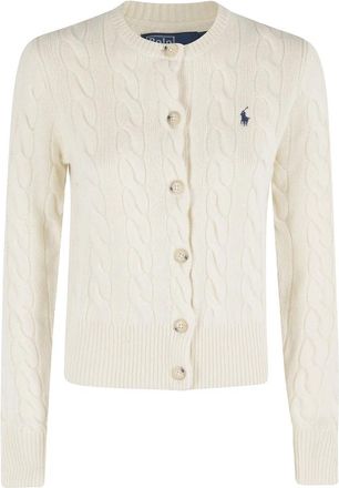 Polo Ralph Lauren Cardigan Sweater - Dames - Vesten - Wit - S - Truien & Vesten