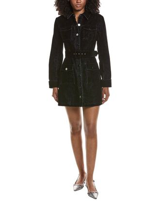 Toccin Mercer Velvet Shirtdress