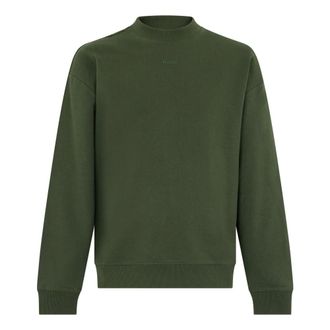 HUGO BOSS Dapocrew Crewneck - Heren - Sweatshirts & Hoodies - Groen - Maat: XS Katoen