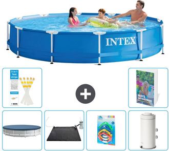 Intex Piscina Con Estructura Redonda - 366x76 Cm - 7-piezas S118