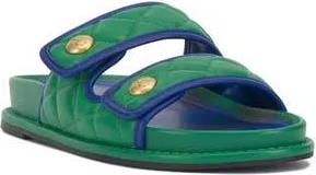 Vince Camuto Graysin Slide Sandal in Emerald/Lapis at Nordstrom Rack, Size 5